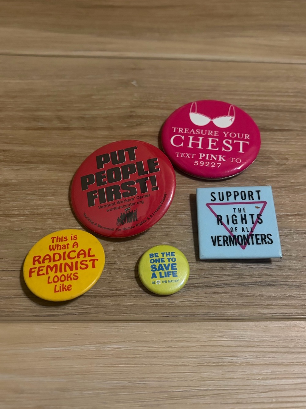 Mixed Lot of Advocacy & Healthcare Buttons 3